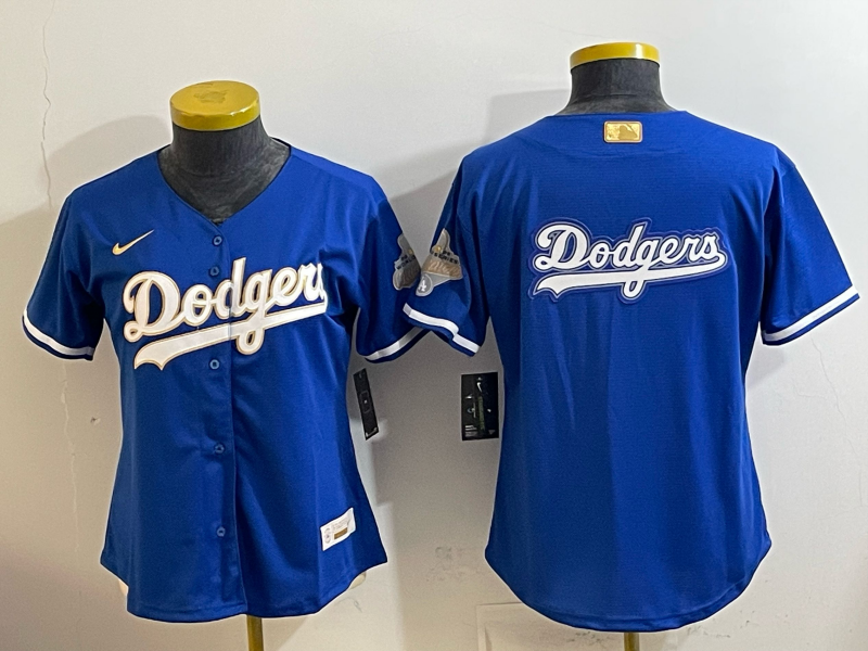 women Los Angeles Dodgers blank blue Game 2026 Nike MLB Jersey 04140037
